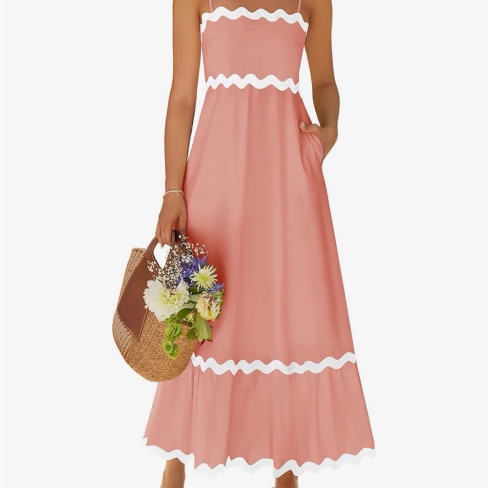A-Line Midi Ruffle Dress - Picture 3 of 3